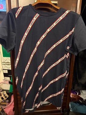 adidas Navy Blue Trefoil Logo Tag Tee